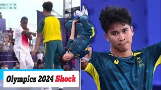 French Breakdancers Unexpected Routine Stuns Aussie Schoolboy at Paris Olympics 2024 😱🕺 viral [upl. by Amorita203]