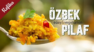 Refika’s Special Uzbek Pilaf Recipe 😍 It’s a perfect base for chicken or a standalone meal SO EASY [upl. by Wiskind]