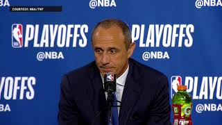 Ettore Messina Press Conference following Game 5  Warriors Eliminate Spurs [upl. by Galvan]