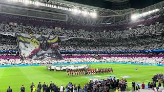 Incredible Santiago Bernabeu  Real Madrid vs Manchester City 33  Champions League Anthem [upl. by Galitea]