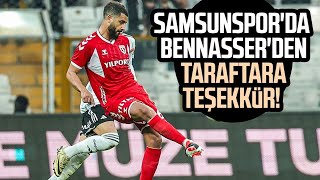 Samsunsporda Bennasserden taraftara teşekkür [upl. by Mattland626]