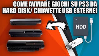 COME AVVIARE GIOCHI DA HARD DISK ESTERNI SU PS3 exFATNTFS [upl. by Atsev501]