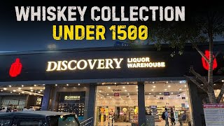 Whiskey Collection Under 1500 The Liquor Warehouse Gurgaon  Whiskey Hunting [upl. by Lidah433]