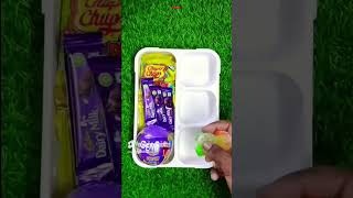 Dairy Milk Gems Chocolate ChupaChups Jelly Candy Snacks amp Frooti Mango Juice Lunch Box Ideas 😘 😋 [upl. by Assirehs27]