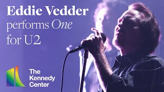 Eddie Vedder performs quotOnequot for U2 Full Version  45th Kennedy Center Honors [upl. by Eniahpets456]