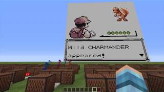 Pokémon Red Battle Theme  Minecraft Note Block Song [upl. by Greg947]