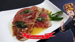 Saltimbocca alla Romana  Ricette Veloci [upl. by Yerrot]