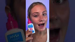 NYX FACE GLUE PRIMER APPROVED 💙🩷💙🩷 makeup makeuptutorial makeupreview nyxcosmetics primer [upl. by Adahsar511]