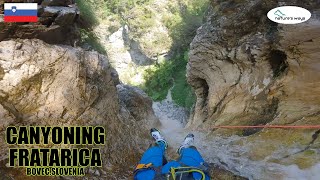 Canyoning Fratarica  Slovenia  Natures Ways [upl. by Lenoj21]