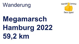 Megamarsch  Hamburg 2022  100 km [upl. by Cox679]