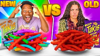 NEW VS OLD FOOD CHALLENGE 2 [upl. by Anelam]