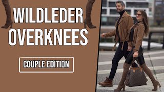 Wildleder Overknees  Couple Outfits [upl. by Eigram701]