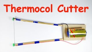 HOW TO MAKE THERMOCOL CUTTER AT HOME [upl. by Sink655]