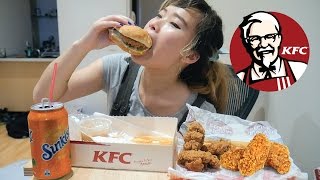 KFC BOX  Mukbang [upl. by Nesmat]