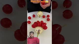 Amazing Pear 🍐 Tomato Cherry 🍒 thecookfeed thahalfcook fruit Chinese style  shorts viralvideo [upl. by Brear]