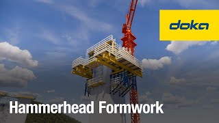 Doka Standard Formwork System Application for Hammerheads [upl. by Atnas908]