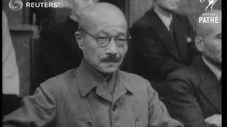 International Military Tribunal for the Far East brings Japanese war criminals to trial in1946 [upl. by Annaid]