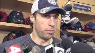 PostGame Interview RJ Umberger [upl. by Imim]