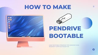 How to Create a Bootable USB Drive for Windows Installation bootablependrive howtotech [upl. by Fortier994]