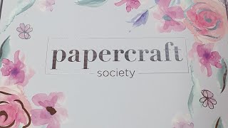 Papercraft Society box 6 unboxing [upl. by Cora895]