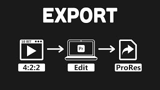 How to Export 422 10 Bit Video in Premiere Pro [upl. by Yerag]