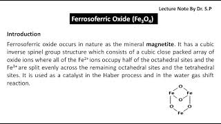 Ferrosoferric Oxide [upl. by Nettie]