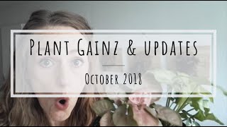 Plant gainz and updates October 2018 [upl. by Halilahk]