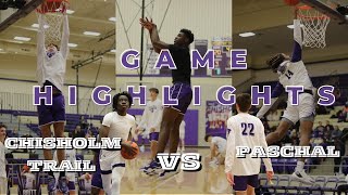 Chisholm Trail vs Paschal BASKETBALL VARSITY BOYS HOOPERVISUALSSS [upl. by Raymonds]