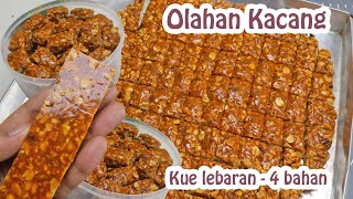 Kue Lebaran dari OLAHAN KACANG  Cuma 4 Bahan TANPA OVEN TANPA GORENG jadi jajanan super nikmat [upl. by Nylia]