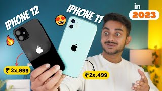 iPhone 12 vs iPhone 11  which should you choose in 2023   Camera Battery Gaming amp Price etc [upl. by Iznil]