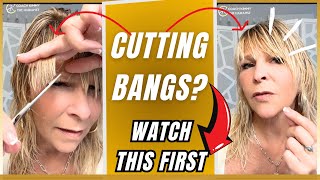 Cutting Your Own Bangs WATCH THIS FIRST [upl. by Nelson266]