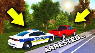 I Got ArrestedLiberty County ROBLOX [upl. by Esiom]