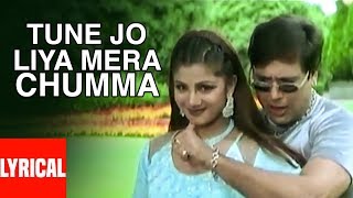 Tune Jo Liya Mera Chumma Lyrical Video  Beti No1  Anuradha Paudwal Abhijeet  Govinda [upl. by Newob]