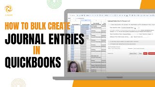 How to Create Journal Entries in QBO using GAccon [upl. by Condon651]