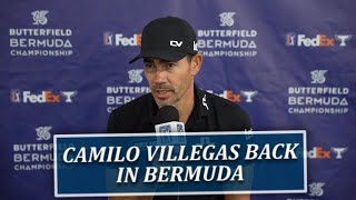 Camilo Villegas Back To Defend Butterfield Bermuda Championship [upl. by Eikcin]