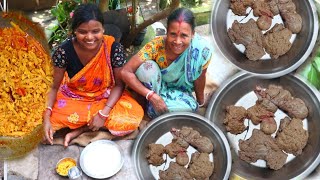 VillageFish eggs rural style cooking and eating by Santali village womenvillage cooking and eating [upl. by Lazar]