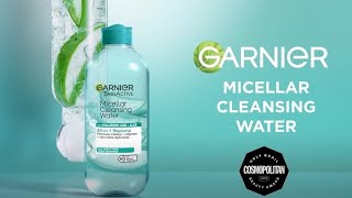 Garnier skin active micellar water  Garnier micellar skin cleaning water  makeup remover [upl. by Ewen87]