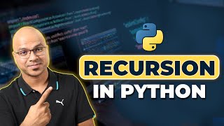 40 Python Tutorial for Beginners  Recursion [upl. by Annairb]