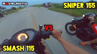 LEGENDARY SMASH VS SNIPER 155  DRAG RACE [upl. by Dabney806]