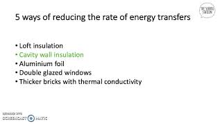 Heating And Insulating Buildings  AQA GCSE Physics Triple Science 91 [upl. by Salkcin588]