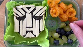 TRANSFORMERS LUNCH BOX IDEA for kids  Lunchbox World [upl. by Maurilia266]