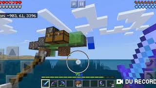 Minecraft PE 11430 Ridable 4 Way Flying Machine [upl. by Noxin]