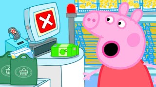 The Grocery Shop SelfCheckout 🛒  Peppa Pig Tales Full Episodes [upl. by Airotal104]