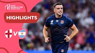 A George Ford masterclass  England v Argentina  Rugby World Cup 2023 Highlights [upl. by Aihsaei]