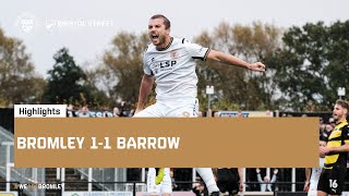 Highlights Bromley 11 Barrow [upl. by Vernita]