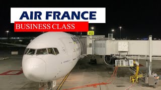 Air France BUSINESS CLASS B777 San Francisco to Paris flightreport AF85 [upl. by Nonah]