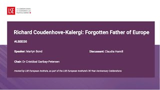 Richard CoudenhoveKalergi Forgotten Father of Europe [upl. by Ad]