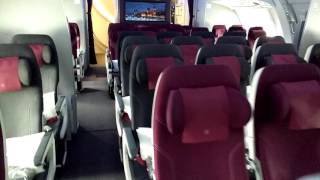 Qatar Airways A380 upper deck economy cabin [upl. by Aloysia469]