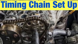 How To Correctly Set Up The Timing Chain And Cams On A Toyota 24 L Engine [upl. by Niwled741]