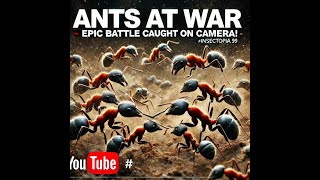 Ants at War Epic Battle Caught on Camera ants insectopia99 [upl. by Aicilana]